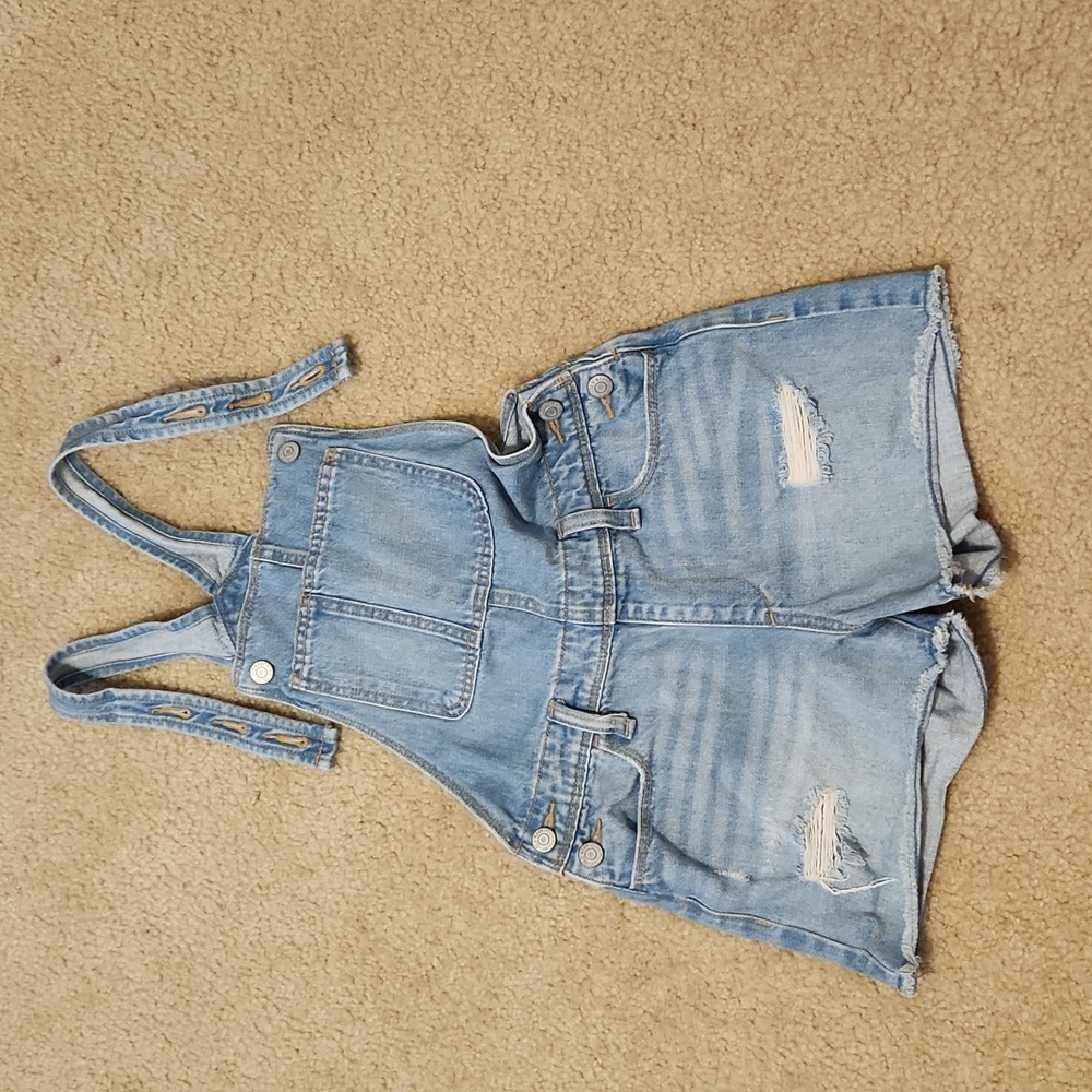 Old Navy Large Jean Short Overalls